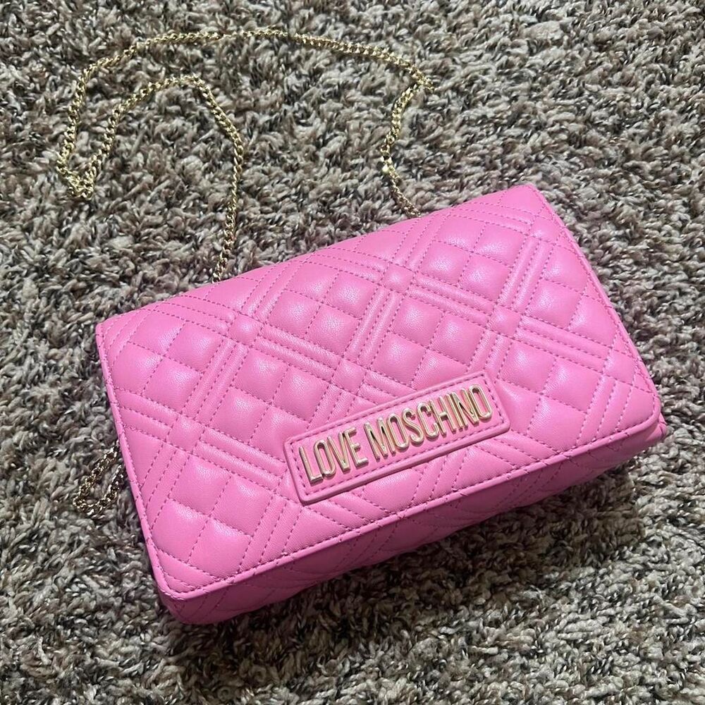 Love Moschino Pink Quilted Bag